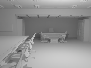 Boss Office No Material 3D Модель