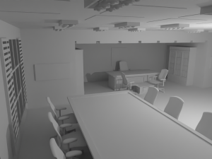 Boss Office No Material 3D Модель