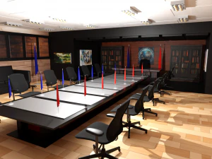 Bureau du pr&eacute;sident Modèle 3D