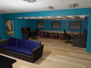 Work Office 3D Model