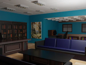 Work Office 3D Model