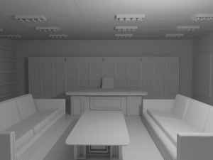 Work Office No Material Modelo 3D