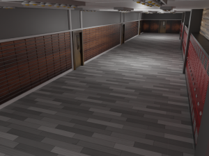 School Hallway 3D मॉडल