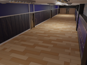 School Hallway 3D Модель