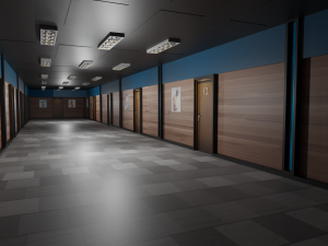 Hotel Corridor Modèle 3D