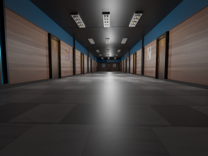 Hotel Corridor Modèle 3D