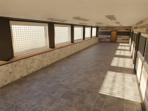 Corridor Hallway 3D Model