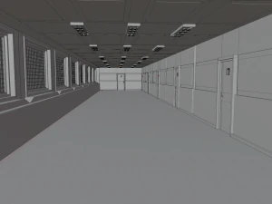 走廊 走廊 无材质 3D 模型