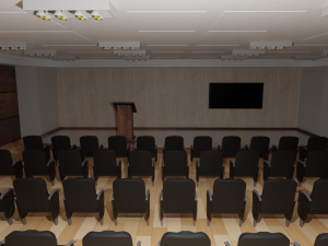 Briefing Press Room 3D 模型