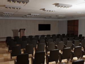 Briefing Press Room 3D 模型