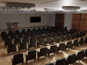 Briefing Press Room 3D 模型