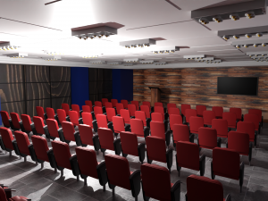 Briefing Press Room Modello 3D