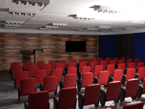 Briefing Press Room Modello 3D