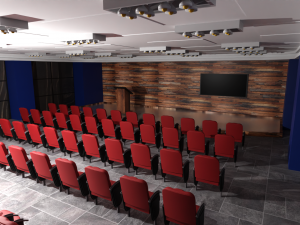 Briefing Press Room Modello 3D