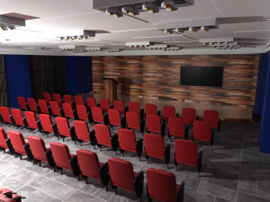 Briefing Press Room 3D Model