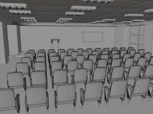 Briefing Press Room Modello 3D
