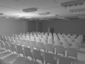 Briefing Press Room No Material 3D 模型