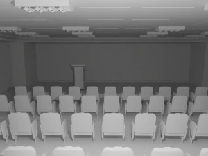 Briefing Press Room No Material 3D Model