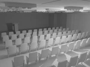 Briefing Press Room No Material 3D 模型