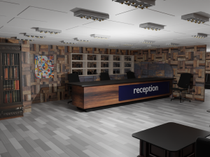 Reception Interior 3D Model