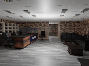 Reception Interior 3D Model