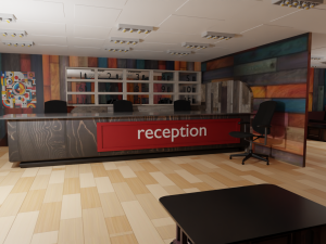 Reception Interior Model 3D