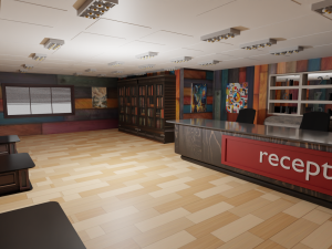 Reception Interior Model 3D