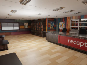Reception Interior 3D Model