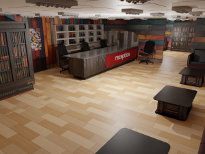 Reception Interior Model 3D