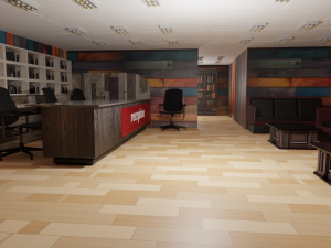 Reception Interior Model 3D