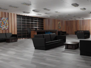 Lobby Interior 3D Model