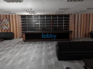Lobby Interior Modelo 3D