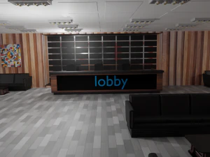 Lobby Interior 3D Model
