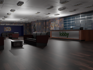 Lobby Interior 3D Model