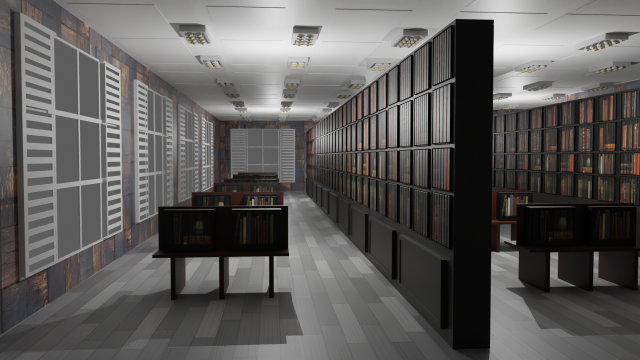 Book Store 3Dモデル .c4d .max .obj .3ds .fbx .stl .blend 
