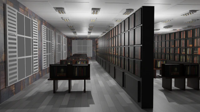 Book Store 3D Model .c4d .max .obj .3ds .fbx .stl .blend