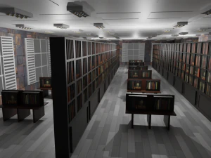 Book Store 3D Model