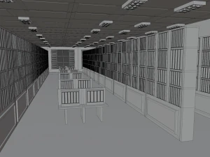 Book Store 3D Model