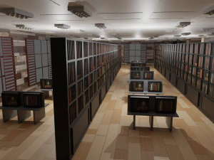 Book Store 3D Model