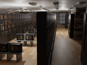Book Store Modello 3D