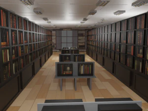 Book Store 3D Model