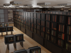 Book Store Modello 3D
