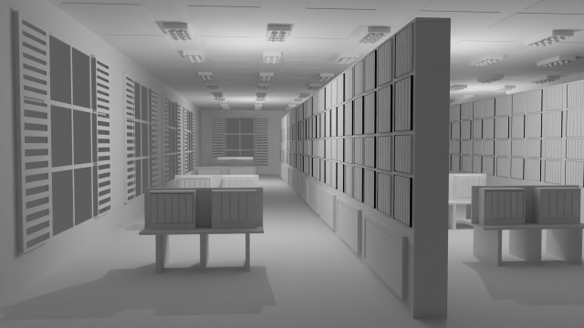 Book Store No Material 3D मॉडल .c4d .max .obj .3ds .fbx .stl .blend 