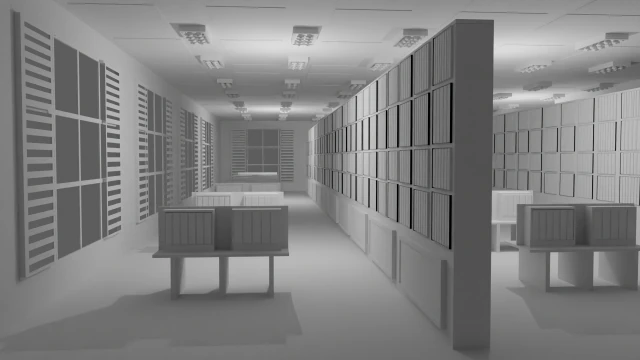 Book Store No Material 3D Model .c4d .max .obj .3ds .fbx .stl .blend 