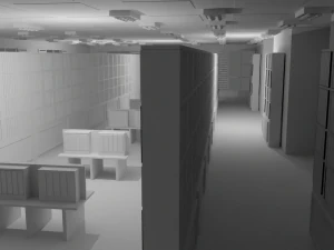 Book Store No Material 3D Model