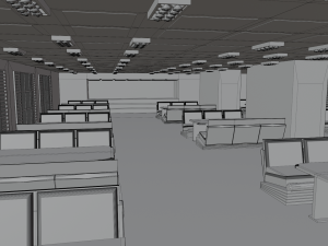 Fast food interior 3D Model