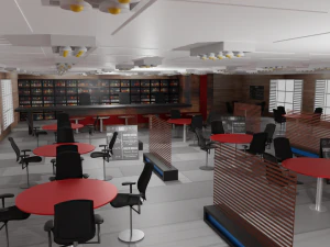 Interior do bar Modelo 3D