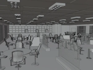 Interior do bar Modelo 3D