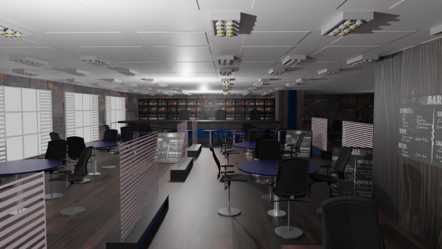 Bar Interior Modèle 3D .c4d .max .obj .3ds .fbx .stl .blend 