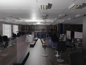 Bar Interior 3D Model